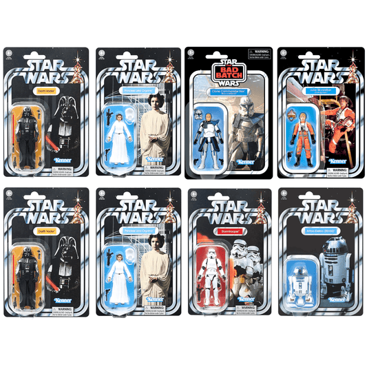 Vintage Hasbro Star Wars Modern MOC VC E7763 Wave 2 Assortment - Sealed Case of 8 - THE VINTAGE COLLECTION HASBRO STAR WARS Figures