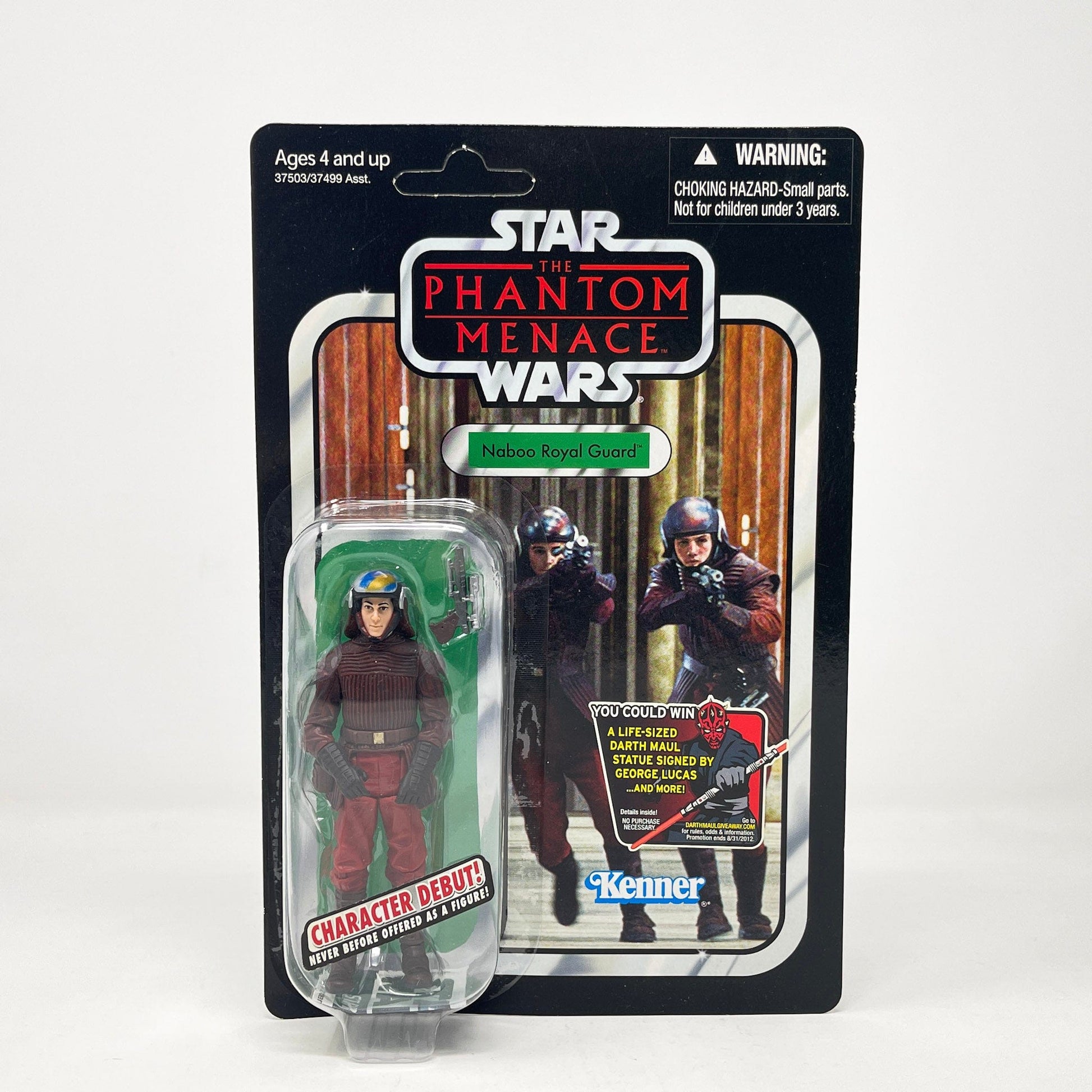 Vintage Hasbro Star Wars Modern MOC VC083 Naboo Royal Guard - TPM (Unpunched) 2012 - The Vintage Collection Hasbro Star Wars