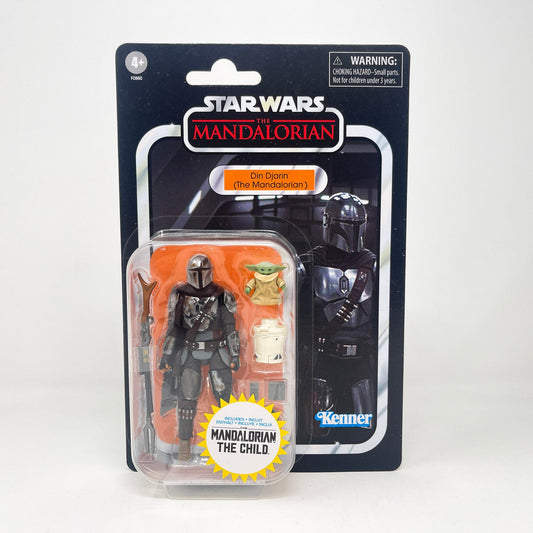 Vintage Hasbro Star Wars Modern MOC VC177 Djin Djarin (The Mandolorian) with The Child Grogu - The Vintage Collection