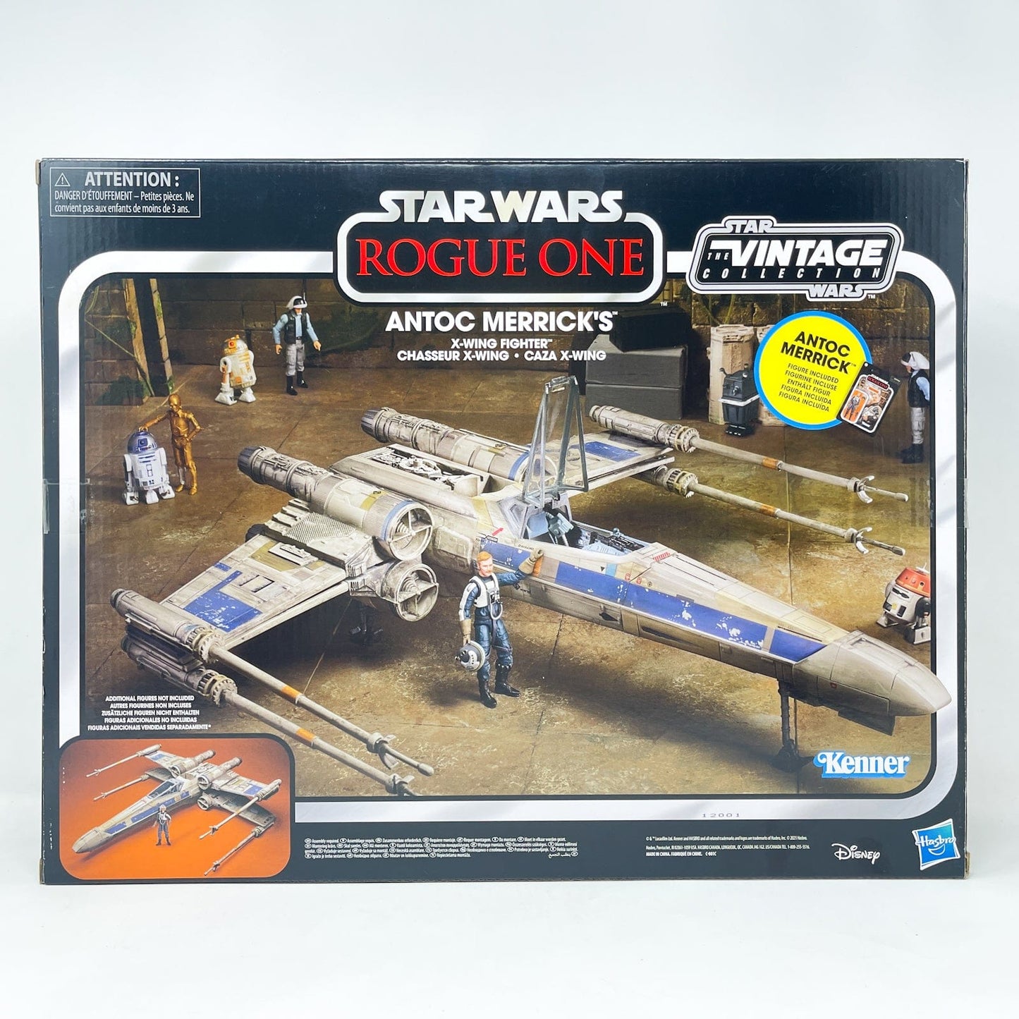 Vintage Hasbro Star Wars Modern Ships Antoc Merrick's X-Wing Fighter Vehicle - The Vintage Collection Star Wars Vehicle (2021)