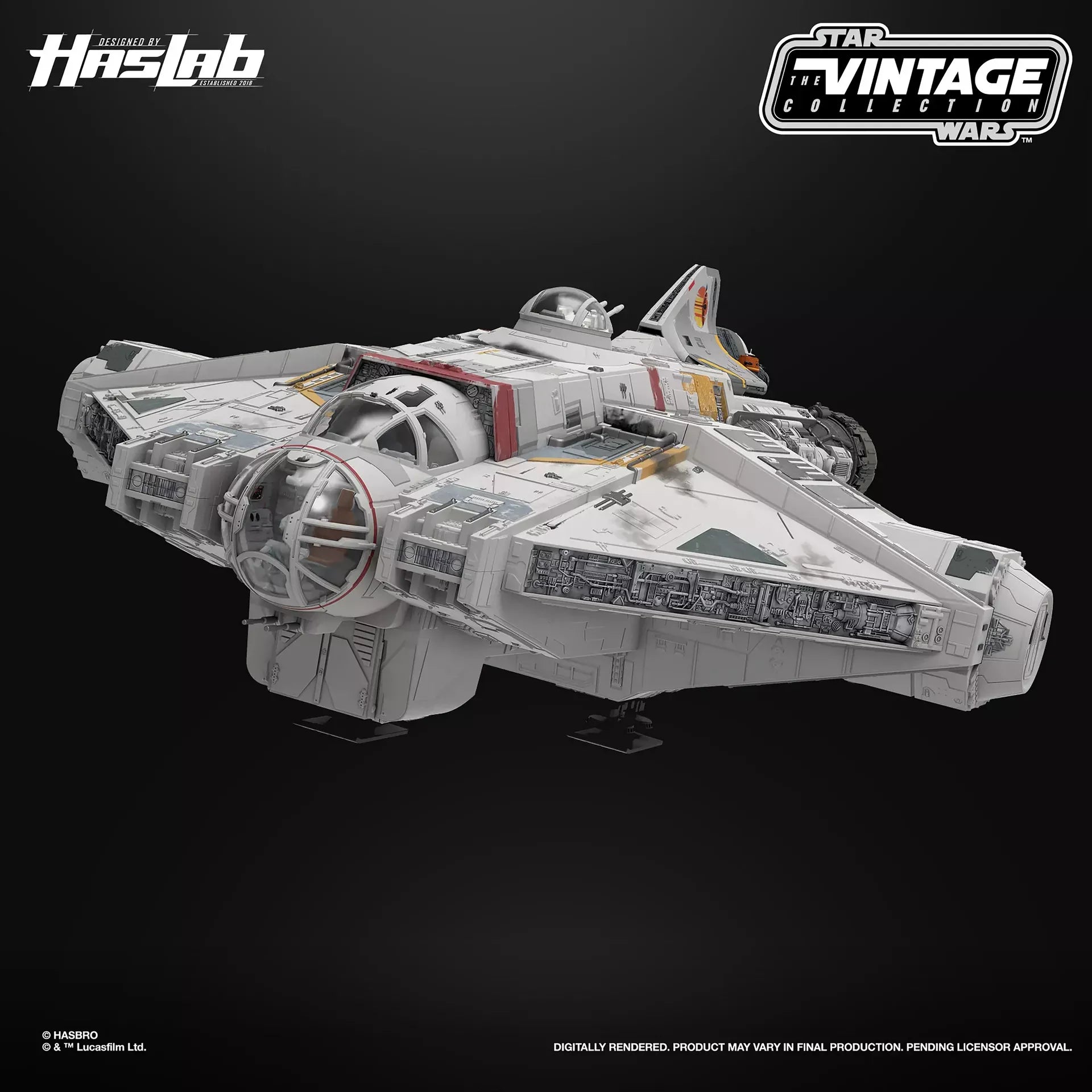 Vintage Hasbro Star Wars Modern Ships Haslab Ghost - Sealed - Hasbro The Vintage Collection