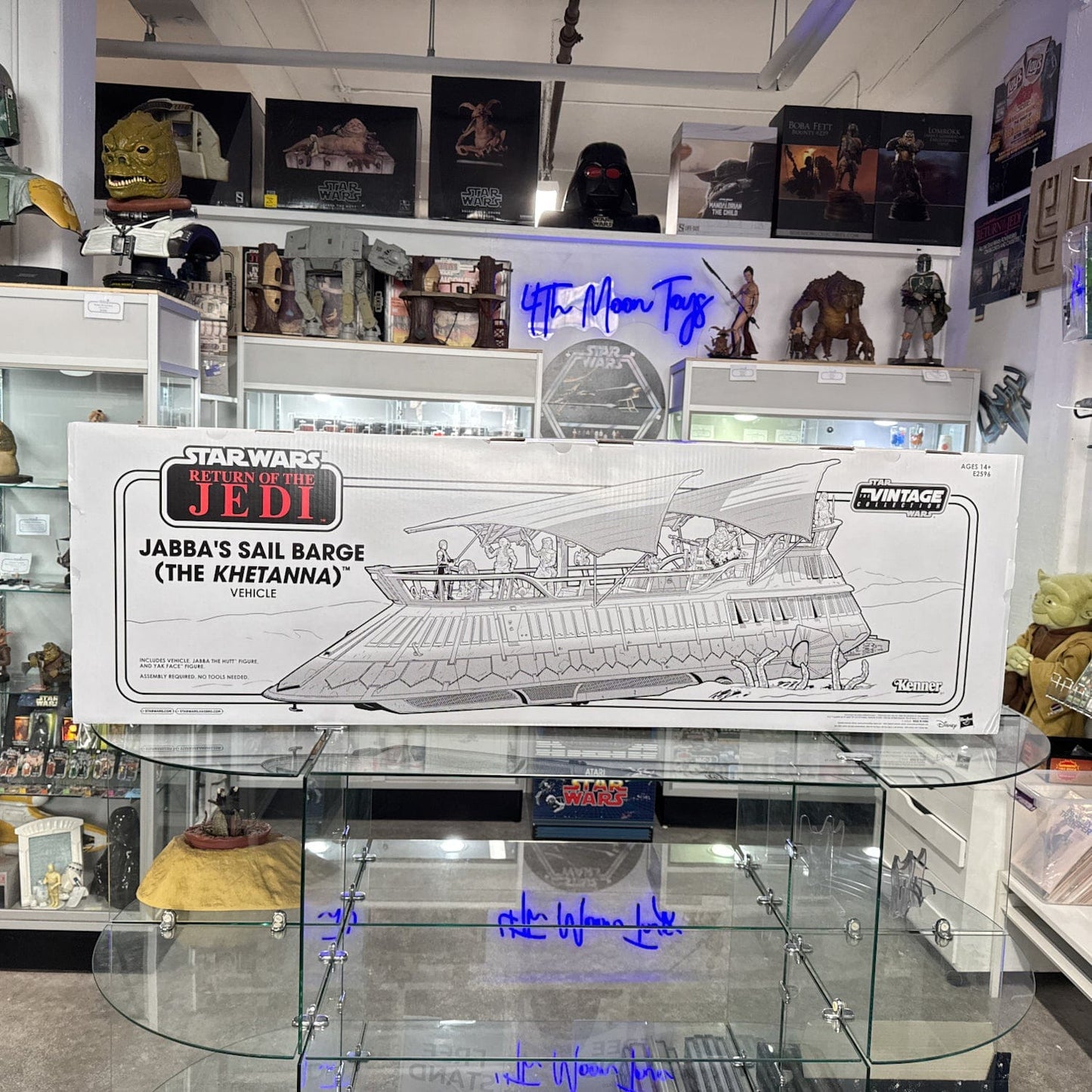 Vintage Hasbro Star Wars Modern Ships Haslab Jabba Sail Barge (The Khetanna) - Open Box - Hasbro Vintage Collection