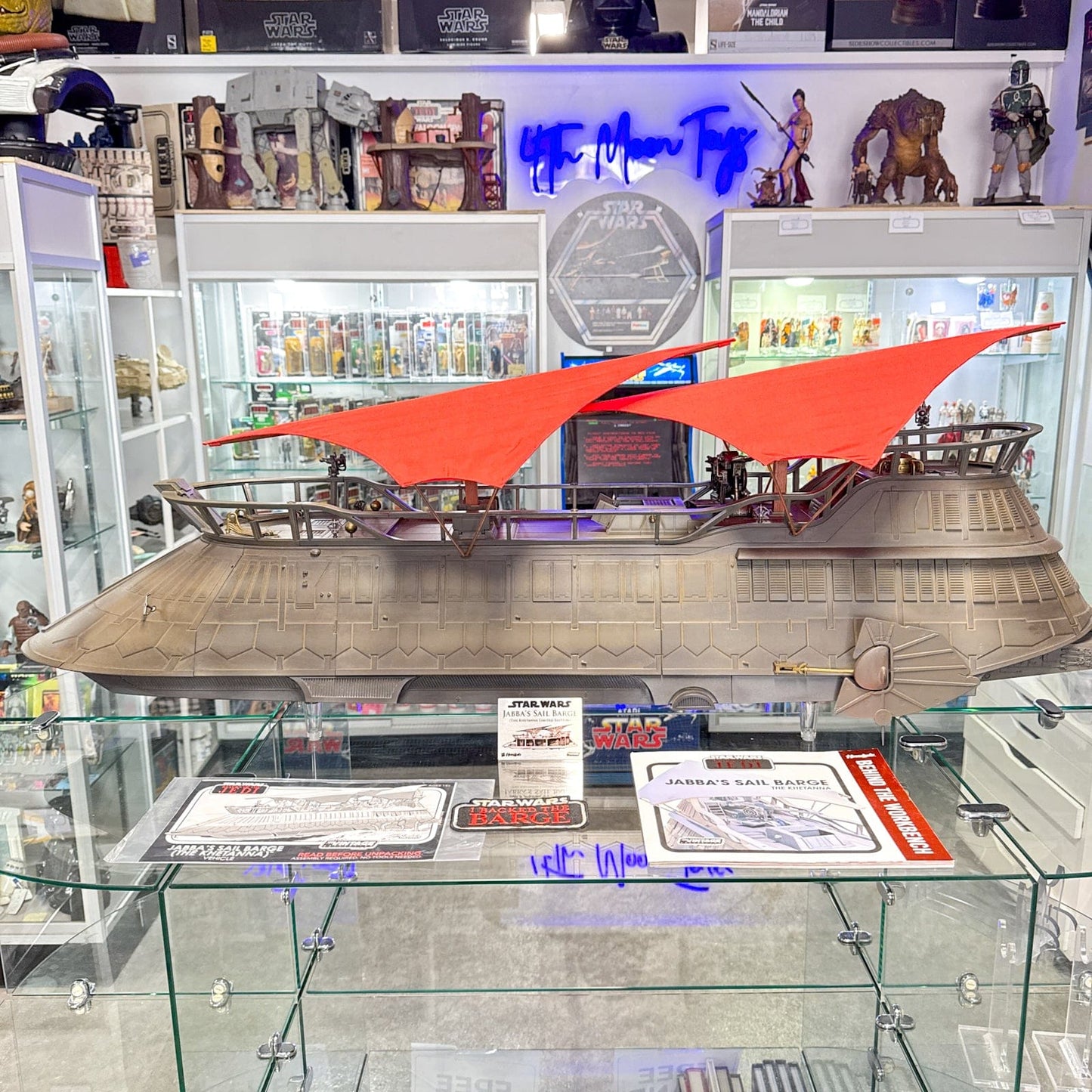 Vintage Hasbro Star Wars Modern Ships Haslab Jabba Sail Barge (The Khetanna) - Open Box - Hasbro Vintage Collection