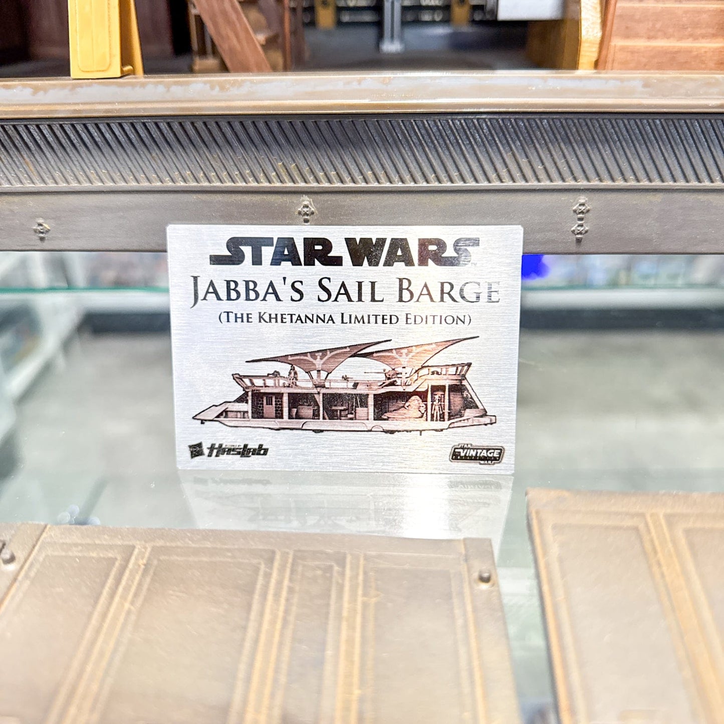 Vintage Hasbro Star Wars Modern Ships Haslab Jabba Sail Barge (The Khetanna) - Open Box - Hasbro Vintage Collection