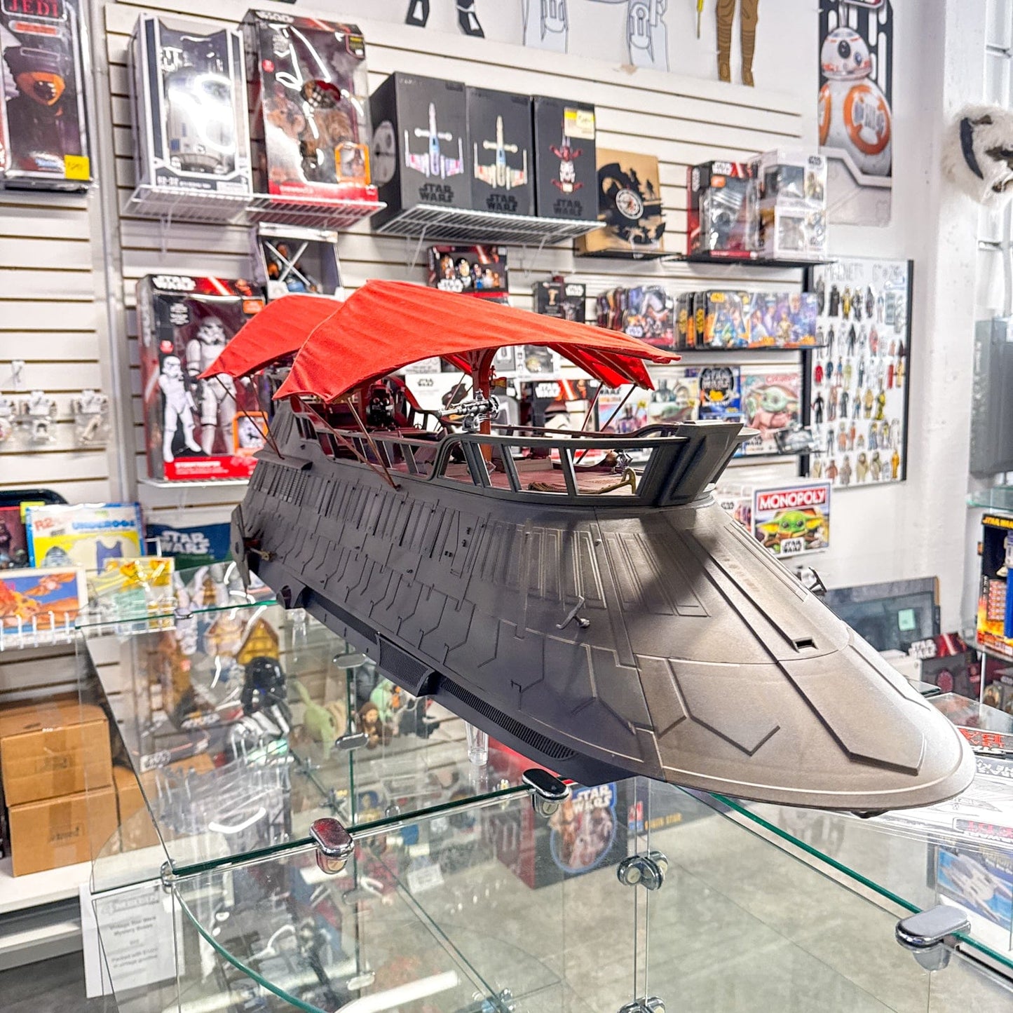 Vintage Hasbro Star Wars Modern Ships Haslab Jabba Sail Barge (The Khetanna) - Open Box - Hasbro Vintage Collection