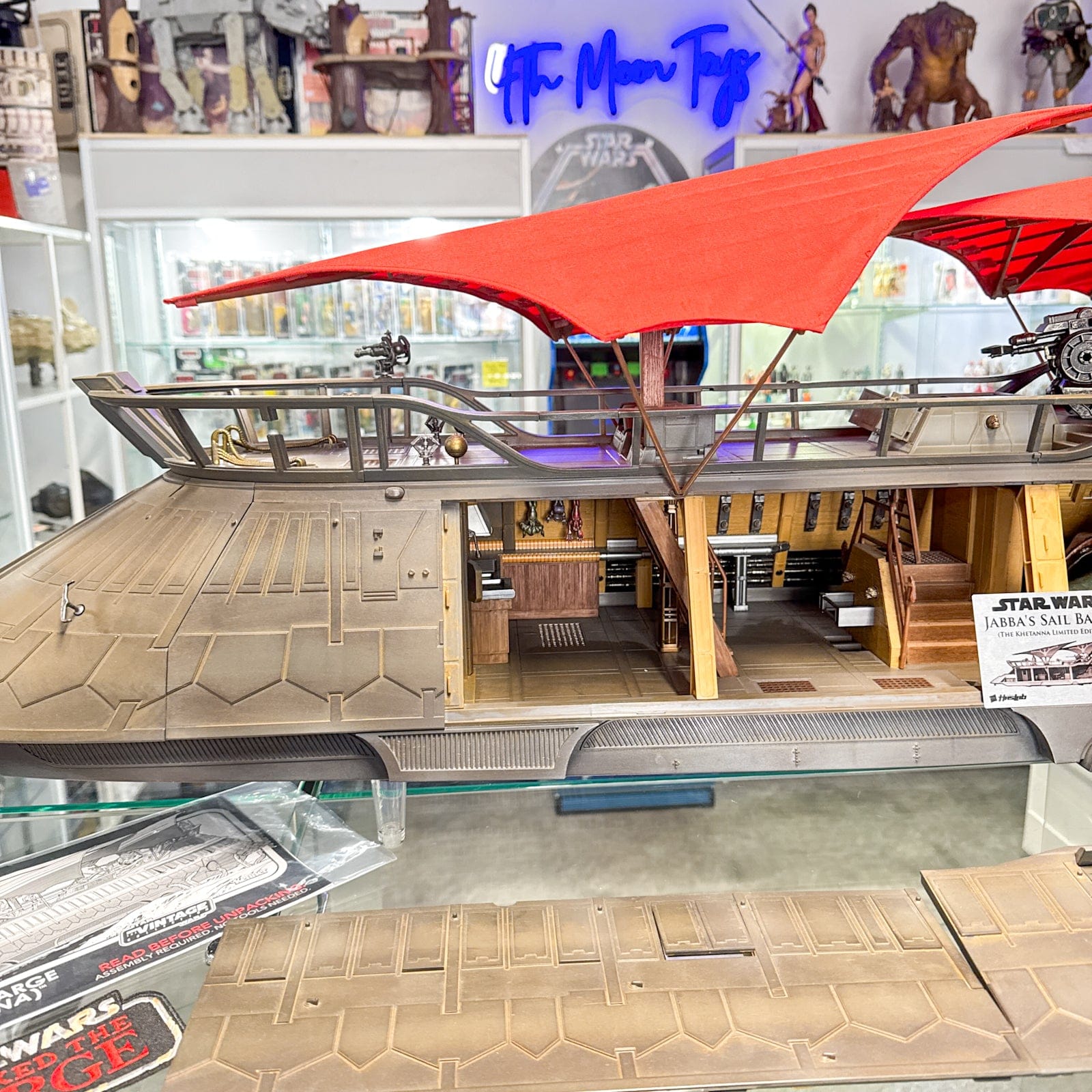 Vintage Hasbro Star Wars Modern Ships Haslab Jabba Sail Barge (The Khetanna) - Open Box - Hasbro Vintage Collection