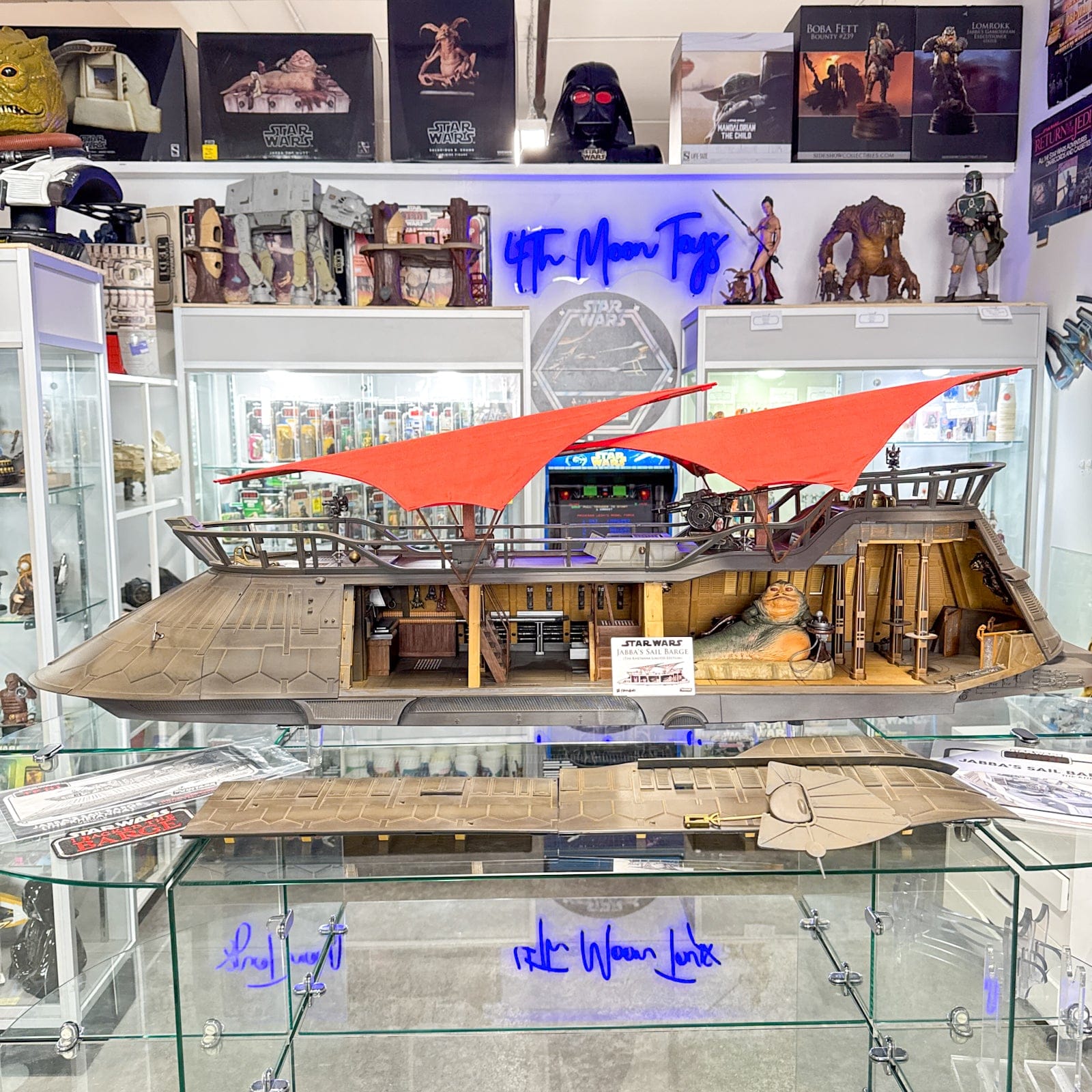 Vintage Hasbro Star Wars Modern Ships Haslab Jabba Sail Barge (The Khetanna) - Open Box - Hasbro Vintage Collection