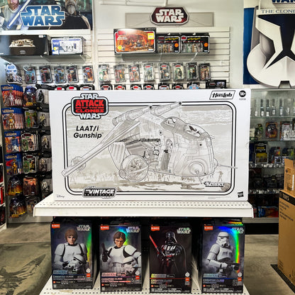 Vintage Hasbro Star Wars Modern Ships Haslab LAAT/i Republic Gunship - Sealed w/ Shipper Hasbro Vintage Collection