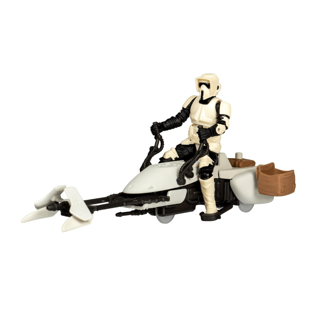 Vintage Hasbro Star Wars Modern Ships Speeder Bike & Biker Scout - Epic Hero Series Hasbro