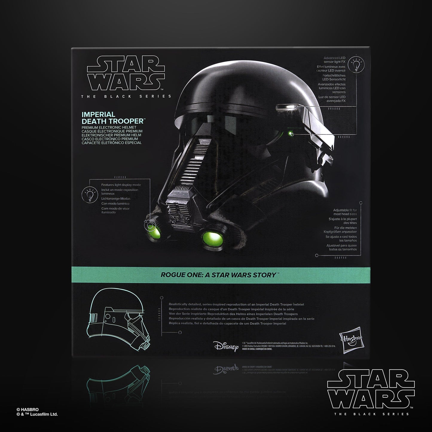 Vintage Hasbro Star Wars Pre-Order Imperial Death Trooper Electronic Helmet - Hasbro Black Series