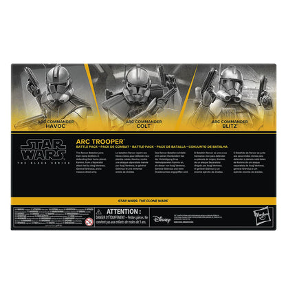Vintage Hasbro Star Wars Pre-Order Pre-Order ARC Trooper Battle Pack (Havoc, Colt, Blitz) - Hasbro Black Series (2026)