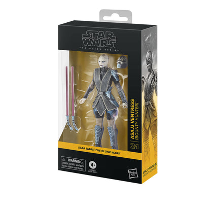 Vintage Hasbro Star Wars Pre-Order Pre-Order Asajj Ventress (Bounty Hunter) CW #21 - Black Series Hasbro Star Wars