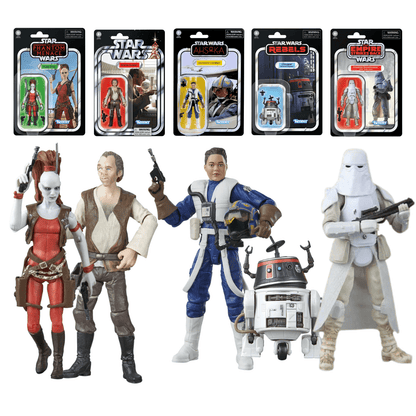 Vintage Hasbro Star Wars Pre-Order PRE-ORDER Bundle Deal: Snowtrooper / Dr. Evazan / Chopper (Imperial Disguise) / Aurra Sing / Lt. Callahan Wave - 3.75" Hasbro The Vintage Collection