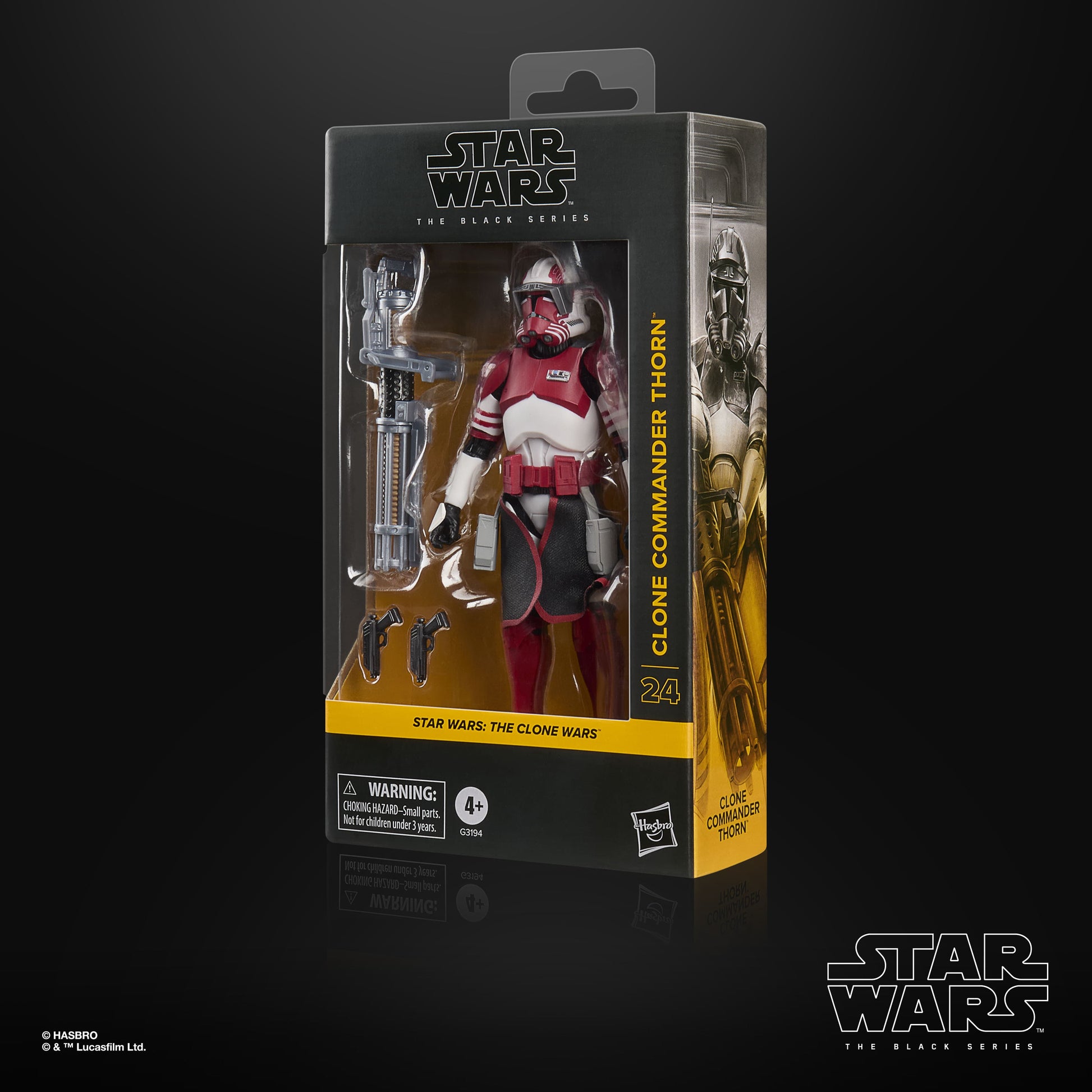 Vintage Hasbro Star Wars Pre-Order Pre-Order Clone Commander Thorn CW 24 - Hasbro Black Series (2026)