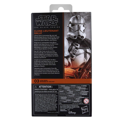 Vintage Hasbro Star Wars Pre-Order Pre-Order Clone Lieutenant Galle ROTS #03 - Black Series Hasbro Star Wars