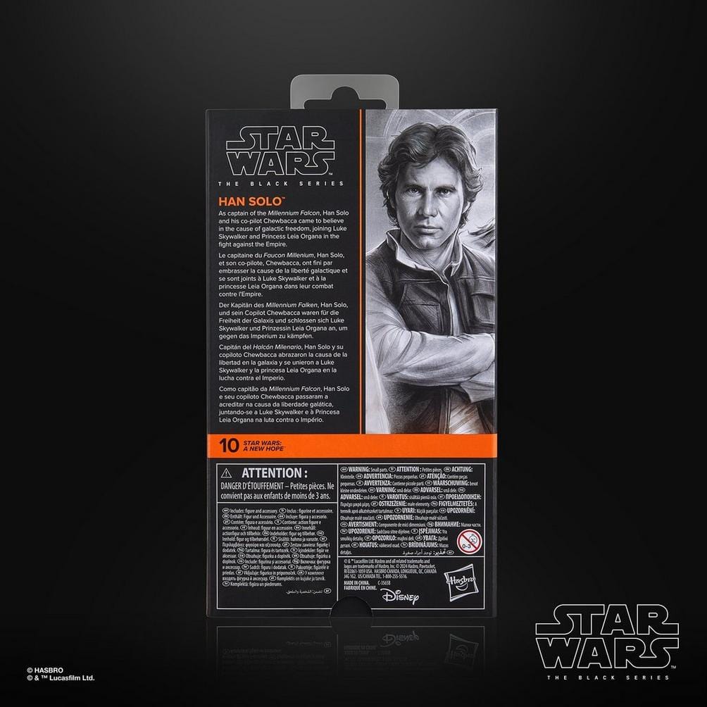 Vintage Hasbro Star Wars Pre-Order Pre-Order Han Solo (ANH) #10 - Black Series Hasbro Star Wars