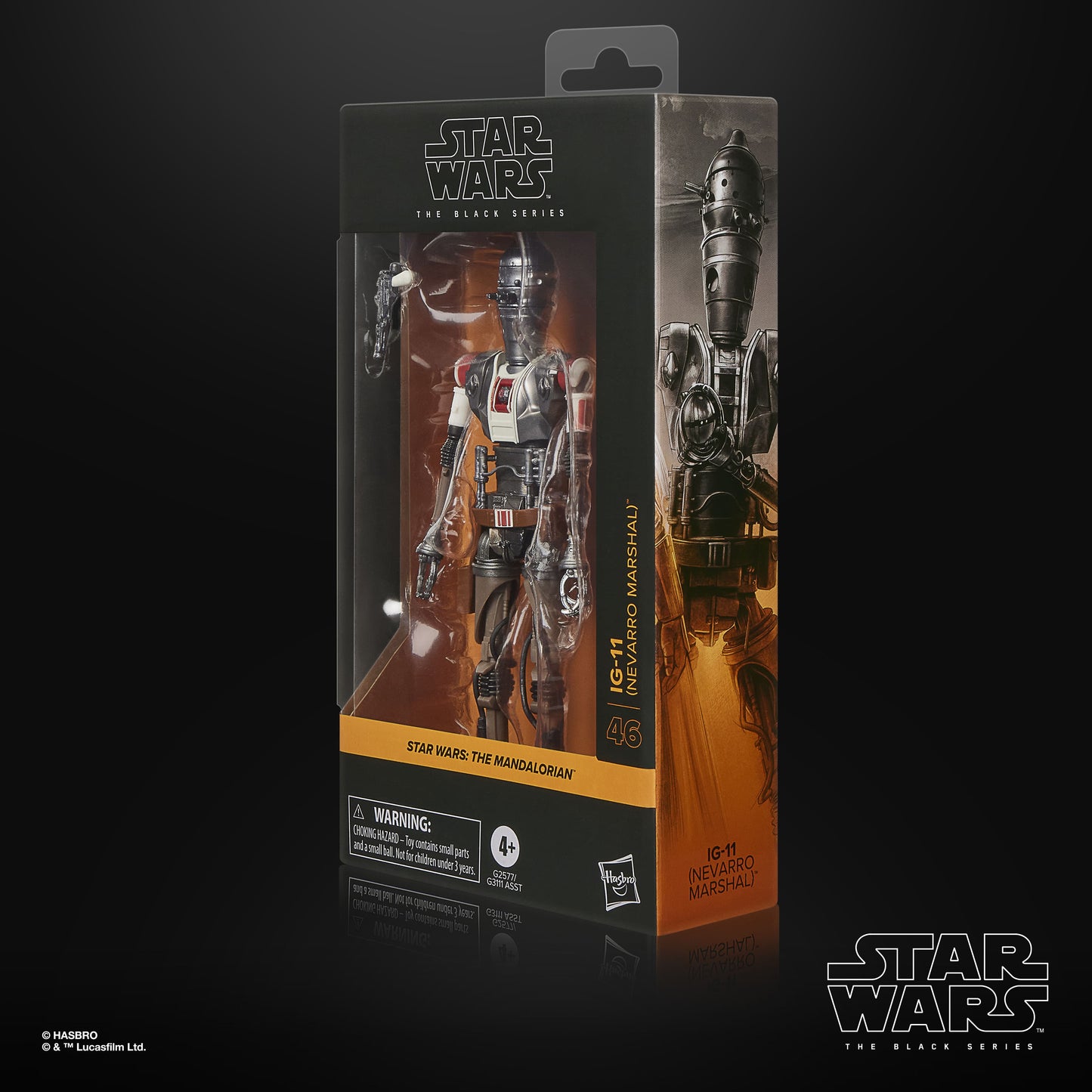 Vintage Hasbro Star Wars Pre-Order Pre-Order IG-11 (Nevarro Marshal) - Mandalorian #46 - Hasbro Black Series (2026)