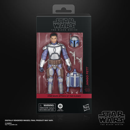 Vintage Hasbro Star Wars Pre-Order Pre-Order Jango Fett AOTC #10 - Black Series Hasbro Star Wars