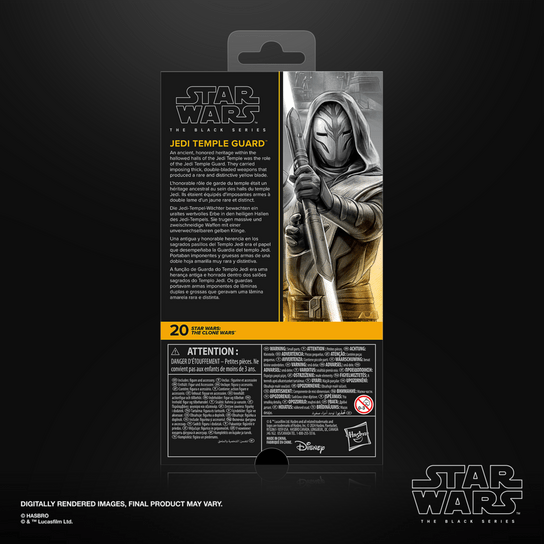 Vintage Hasbro Star Wars Pre-Order Pre-Order Jedi Temple Guard CW #20 - Black Series Hasbro Star Wars