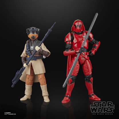 Vintage Hasbro Star Wars Pre-Order Pre-Order Luke Skywalker (Imperial Guard) & Princess Leia Organa (Boushh) SOTE - Black Series Hasbro Star Wars 2-pack