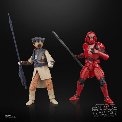 Vintage Hasbro Star Wars Pre-Order Pre-Order Luke Skywalker (Imperial Guard) & Princess Leia Organa (Boushh) SOTE - Black Series Hasbro Star Wars 2-pack