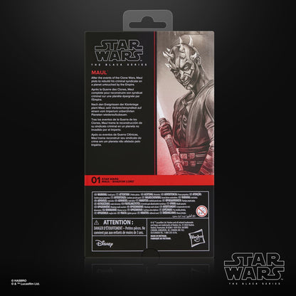 Vintage Hasbro Star Wars Pre-Order Pre-Order Maul - Maul Shadow Lord #01 - Hasbro Black Series (2026)