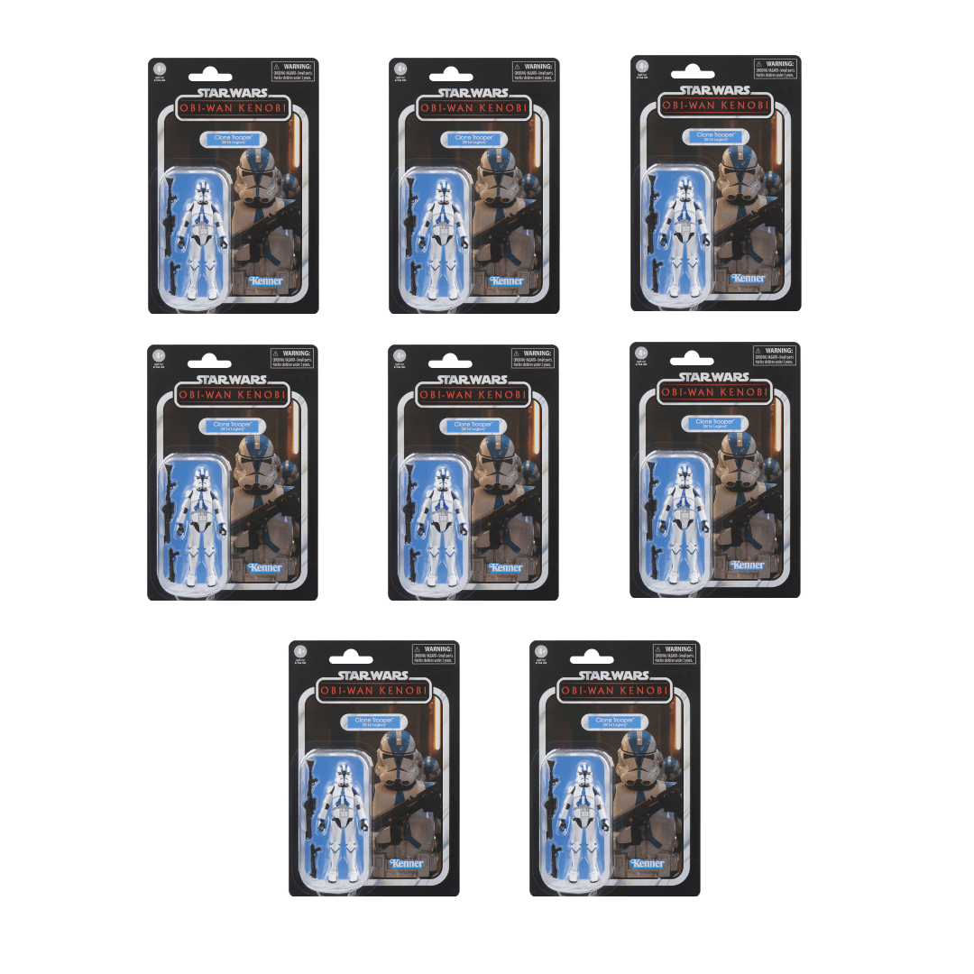 Vintage Hasbro Star Wars Pre-Order Pre-Order SEALED CASE of 8 Figures - VC240 501st Legion Clone Trooper (Kenobi)  - The Vintage Collection