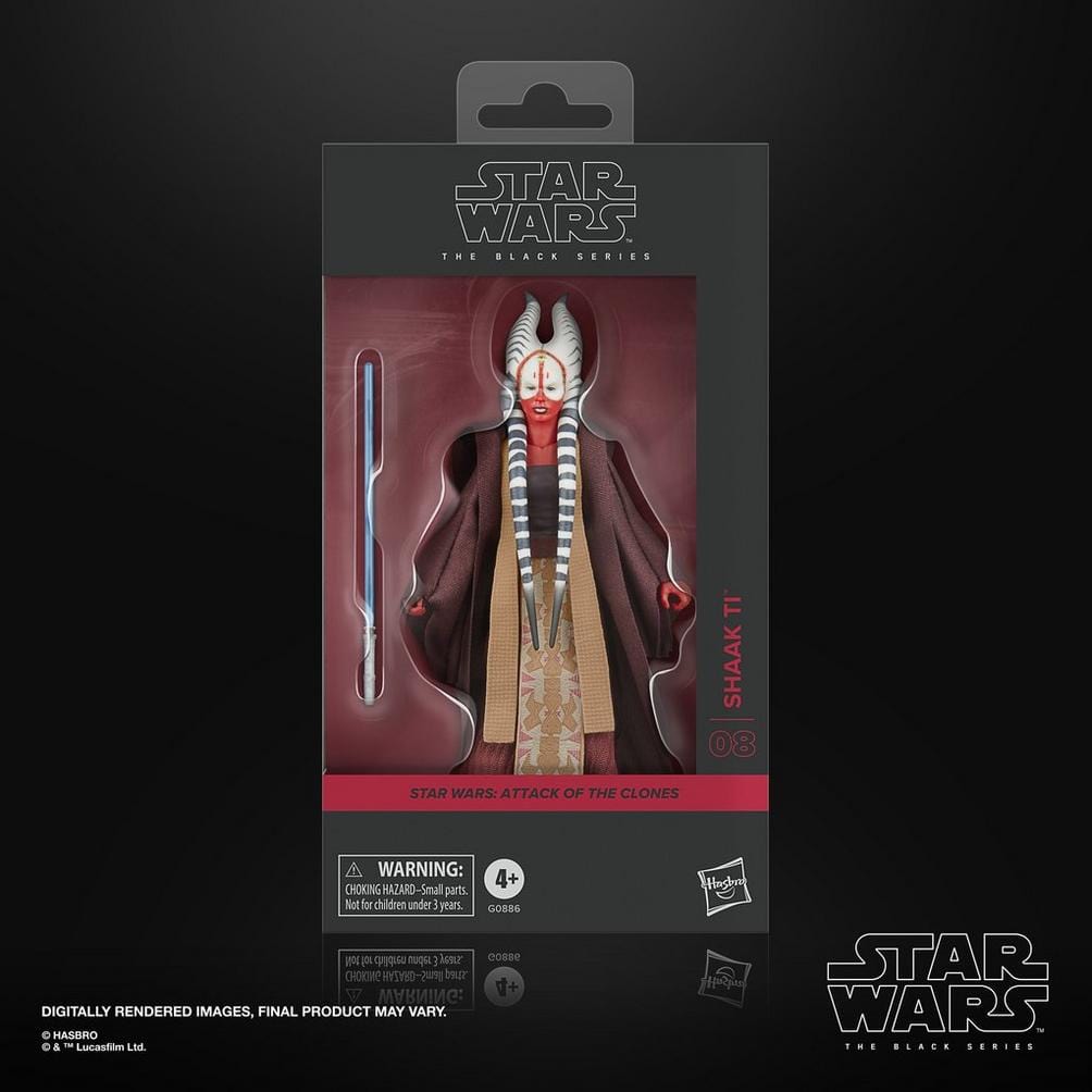 Vintage Hasbro Star Wars Pre-Order Pre-Order Shaak Ti (ATOC) #08 - Black Series Hasbro Star Wars