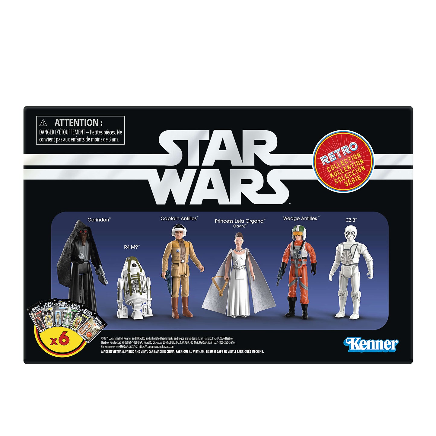 Vintage Hasbro Star Wars Pre-Order Pre-Order Star Wars: A New Hope 6-Pack (2026) - Series 4 - Hasbro Retro Collection