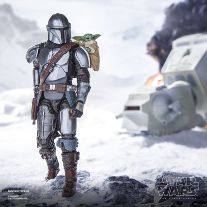 Vintage Hasbro Star Wars Pre-Order Pre-Order The Mandalorian & Grogu Deluxe WHITE BOX - #01 - Hasbro Black Series (2026)