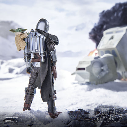 Vintage Hasbro Star Wars Pre-Order Pre-Order The Mandalorian & Grogu Deluxe WHITE BOX - #01 - Hasbro Black Series (2026)
