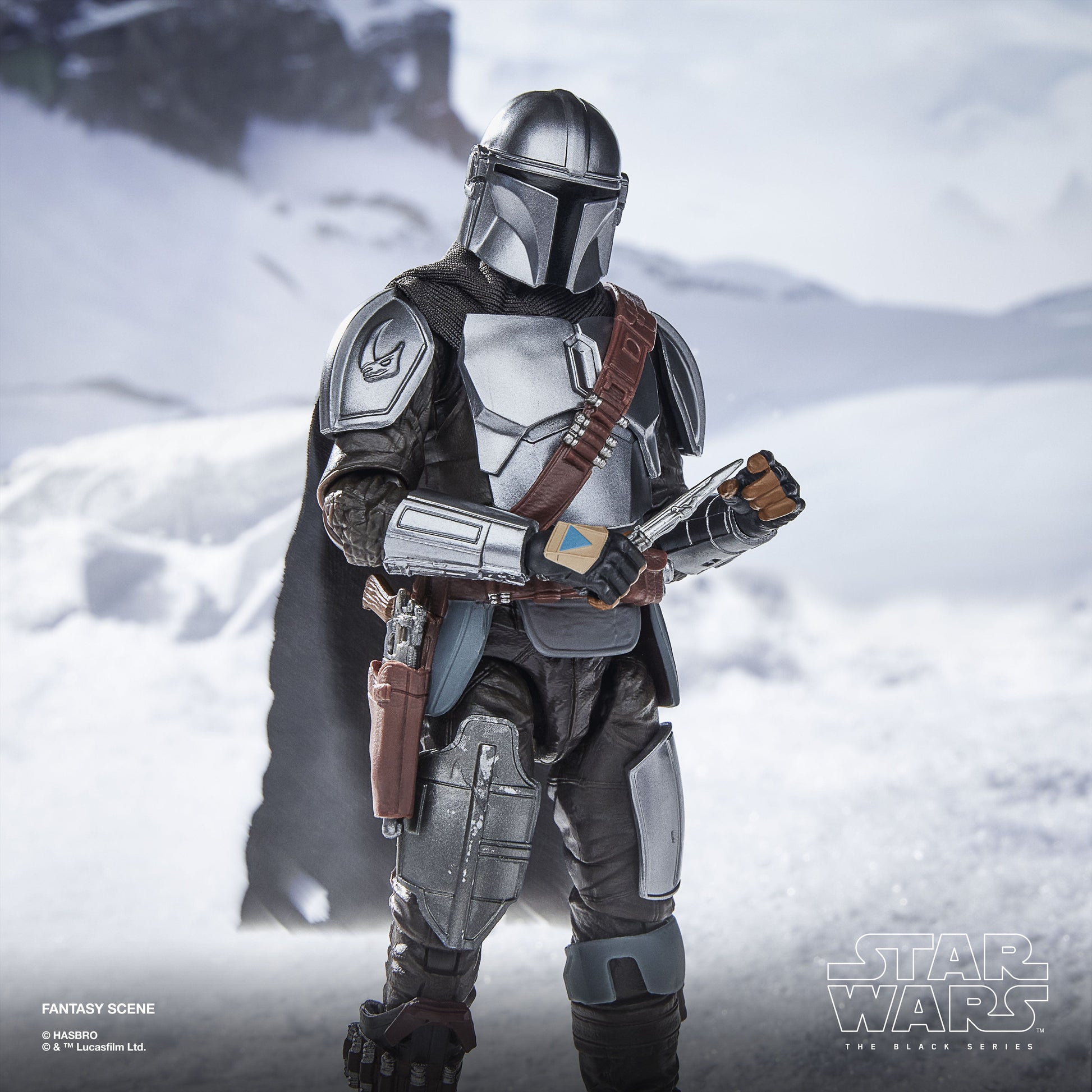 Vintage Hasbro Star Wars Pre-Order Pre-Order The Mandalorian & Grogu Deluxe WHITE BOX - #01 - Hasbro Black Series (2026)