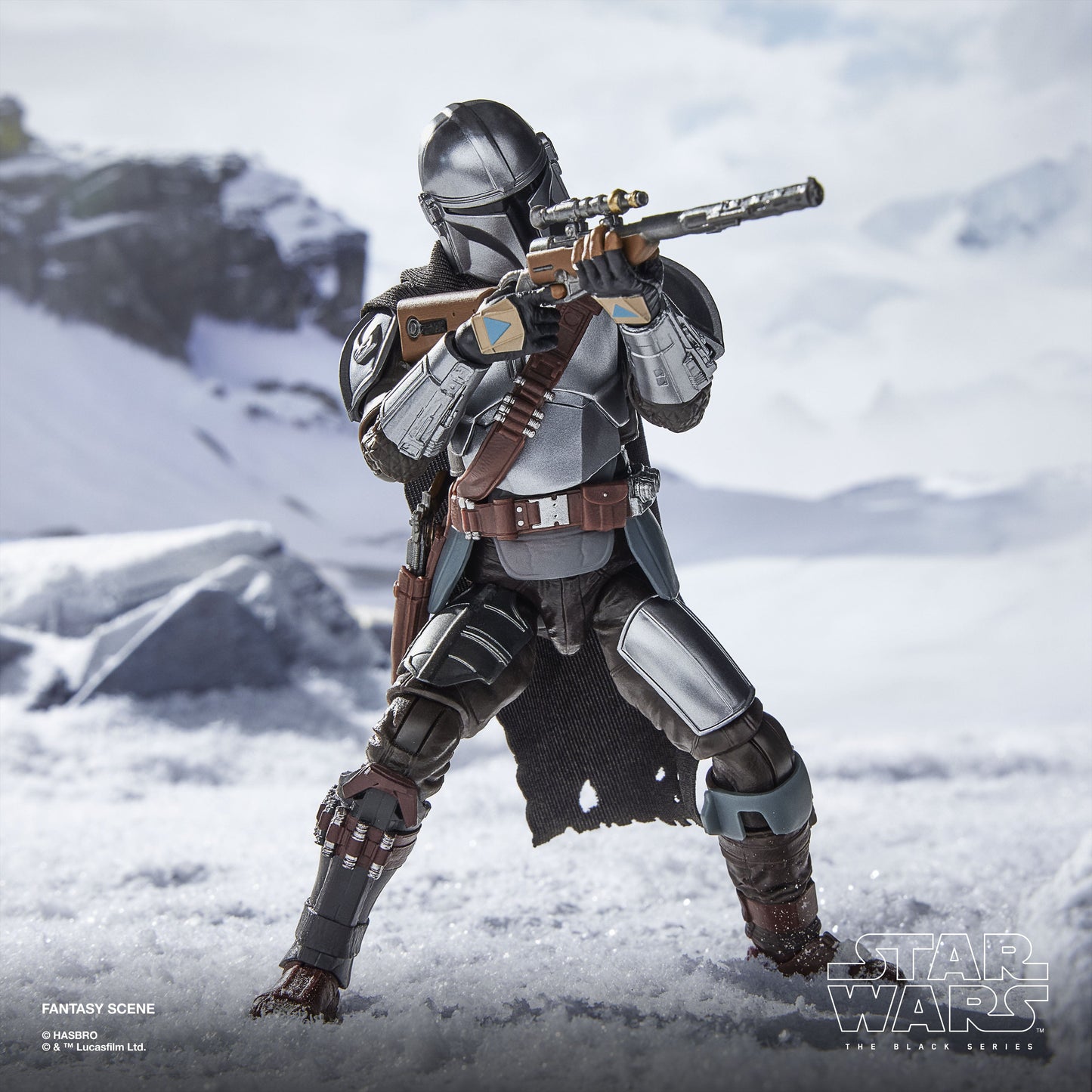 Vintage Hasbro Star Wars Pre-Order Pre-Order The Mandalorian & Grogu Deluxe WHITE BOX - #01 - Hasbro Black Series (2026)