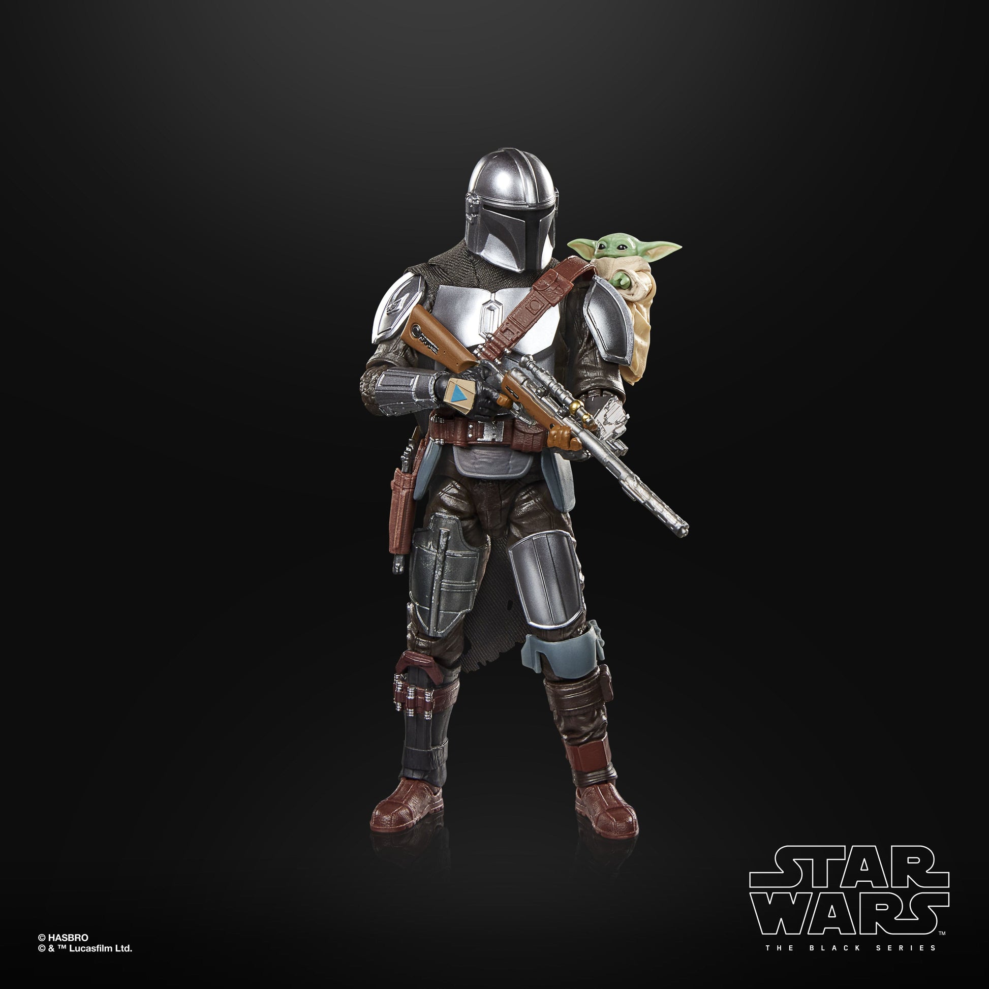 Vintage Hasbro Star Wars Pre-Order Pre-Order The Mandalorian & Grogu Deluxe WHITE BOX - #01 - Hasbro Black Series (2026)