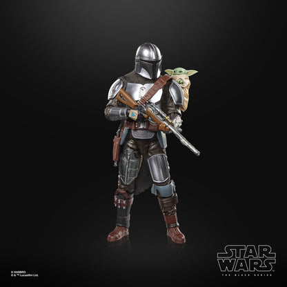 Vintage Hasbro Star Wars Pre-Order Pre-Order The Mandalorian & Grogu Deluxe WHITE BOX - #01 - Hasbro Black Series (2026)