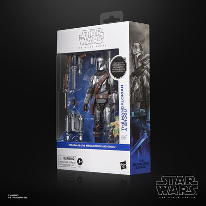 Vintage Hasbro Star Wars Pre-Order Pre-Order The Mandalorian & Grogu Deluxe WHITE BOX - #01 - Hasbro Black Series (2026)