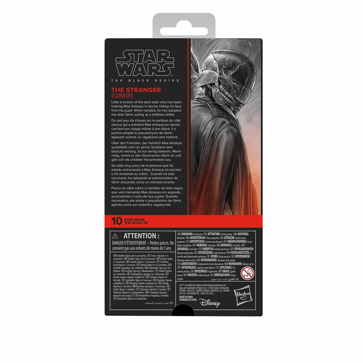 Vintage Hasbro Star Wars Pre-Order Pre-Order The Stranger (Qimir) Acolyte #10 - Black Series Hasbro Star Wars