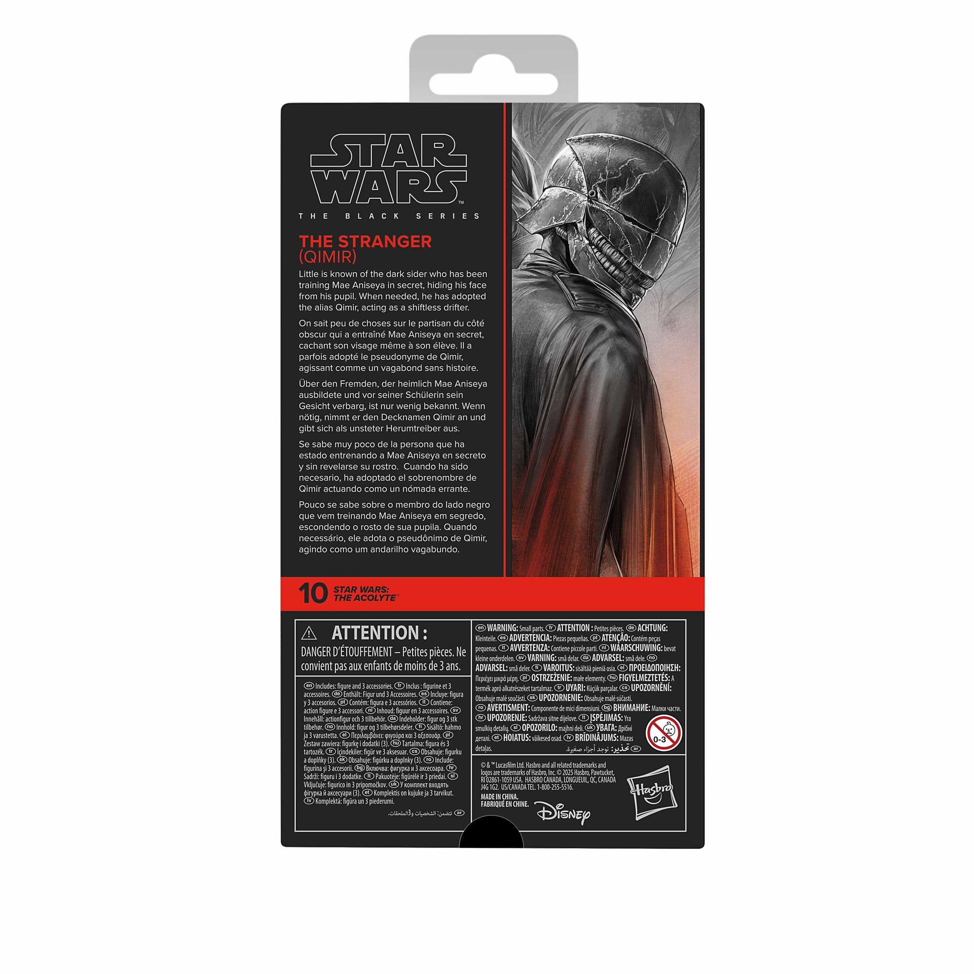 Vintage Hasbro Star Wars Pre-Order Pre-Order The Stranger (Qimir) Acolyte #10 - Black Series Hasbro Star Wars