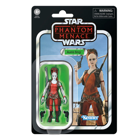 Vintage Hasbro Star Wars Pre-Order Pre-Order VC073 Aurra Sing (TPM) - The Vintage Collection Hasbro Star Wars