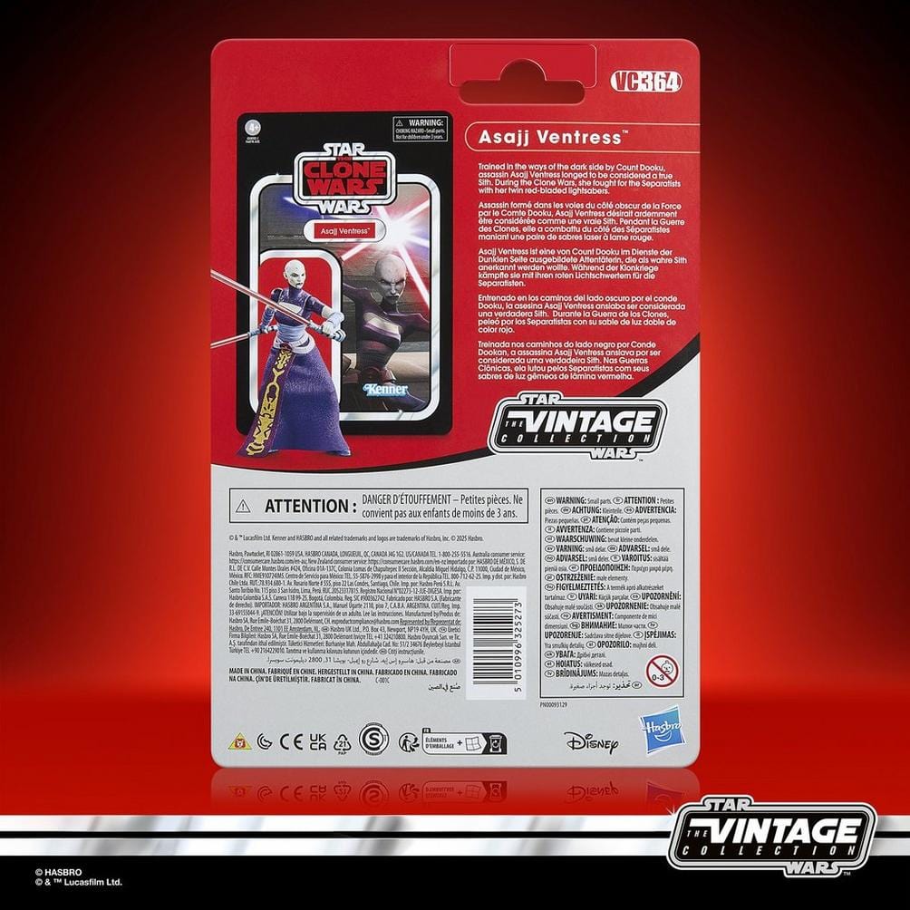 Vintage Hasbro Star Wars Pre-Order Pre-Order VC364 Asajj Ventress (Clone Wars) - The Vintage Collection