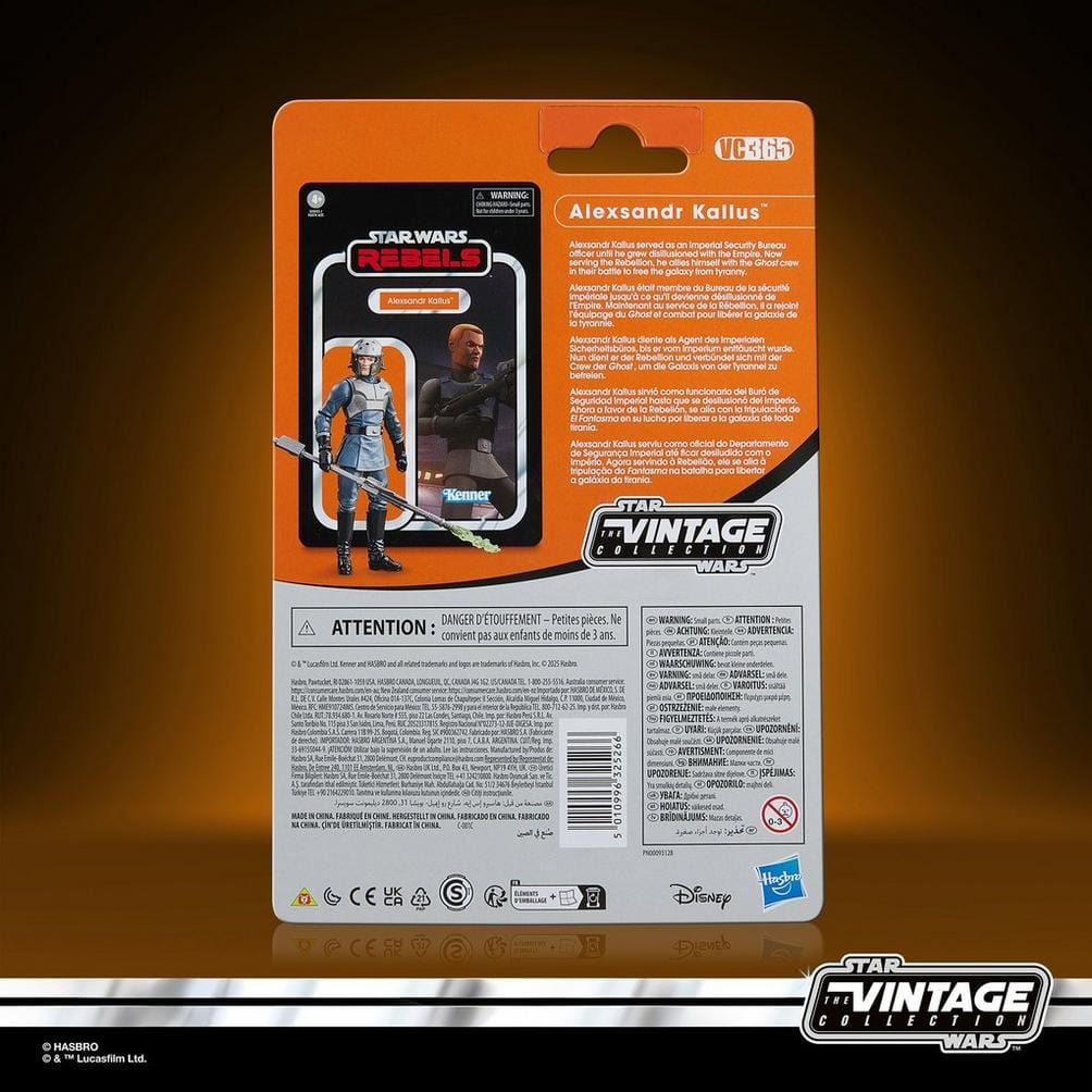 Vintage Hasbro Star Wars Pre-Order Pre-Order VC365 Alexsander Kallus (Rebels) - The Vintage Collection