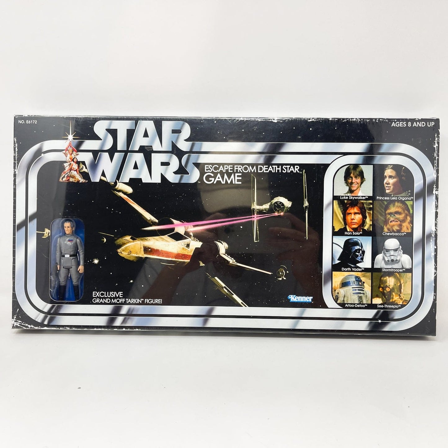 Vintage Hasbro Star Wars Retro Collection Escape The Death Star Game w/ Tarkin Figure - Hasbro Retro Collection