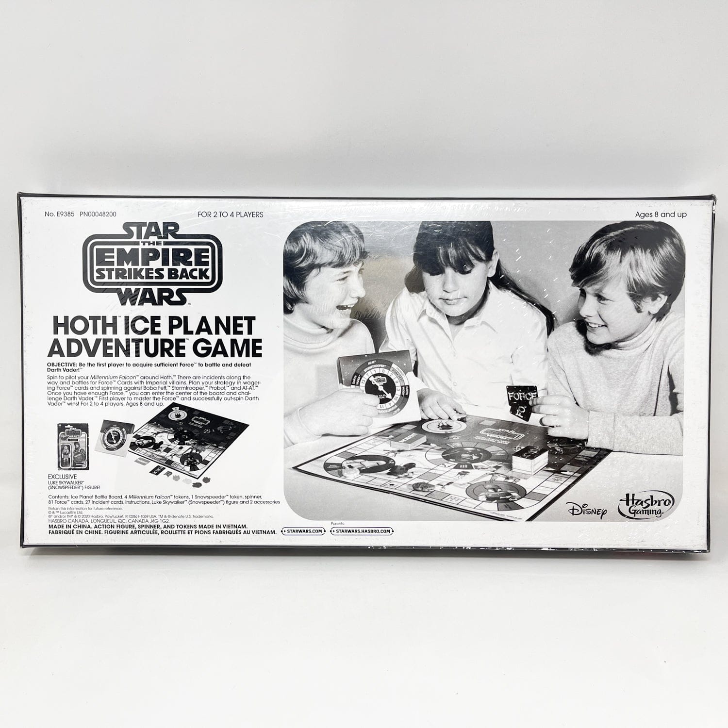 Vintage Hasbro Star Wars Retro Collection Hoth Ice Planet Game w/ Luke Skywalker (Snowspeeder)- Hasbro Retro Collection