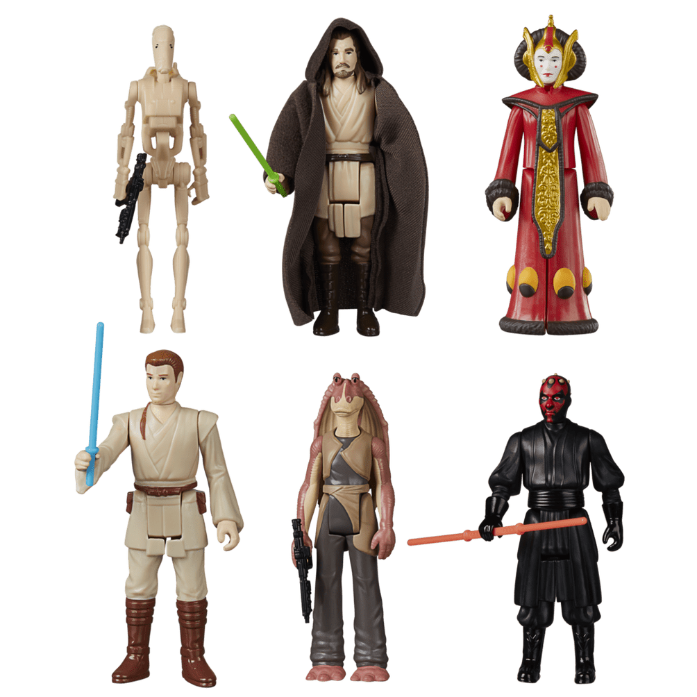 Vintage Hasbro Star Wars Retro Collection The Phantom Menace Multipack - Retro Collection Hasbro Star Wars