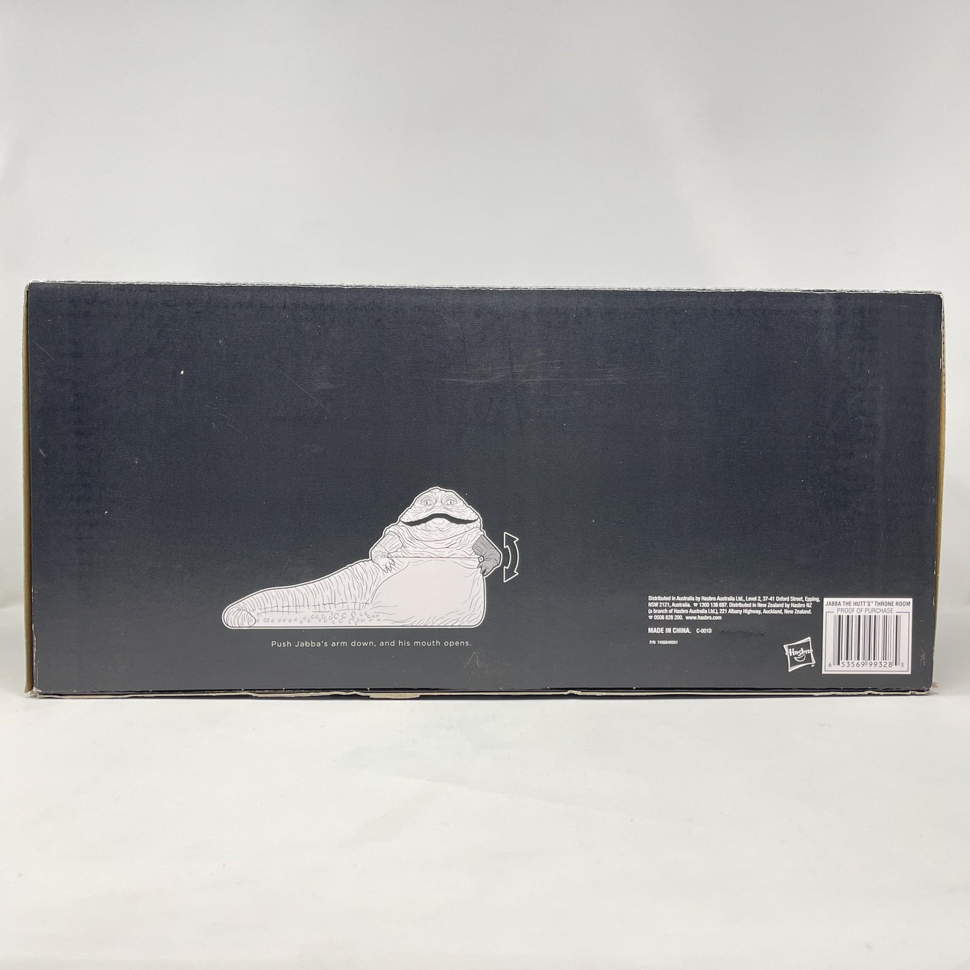 Vintage Hasbro Star Wars Throne Room with Jabba the Hutt and Salacious Crumb (SDCC 2014) - Black Series Figure Star Wars Action Figure Playset