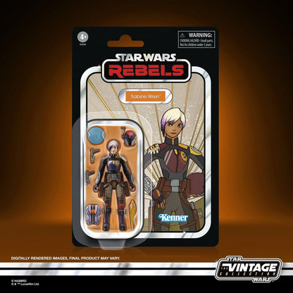 Vintage Hasbro Star Wars VC332 Sabine Wren & VC333 Chopper (C1-10P) 2 Pack (2024)- The Vintage Collection