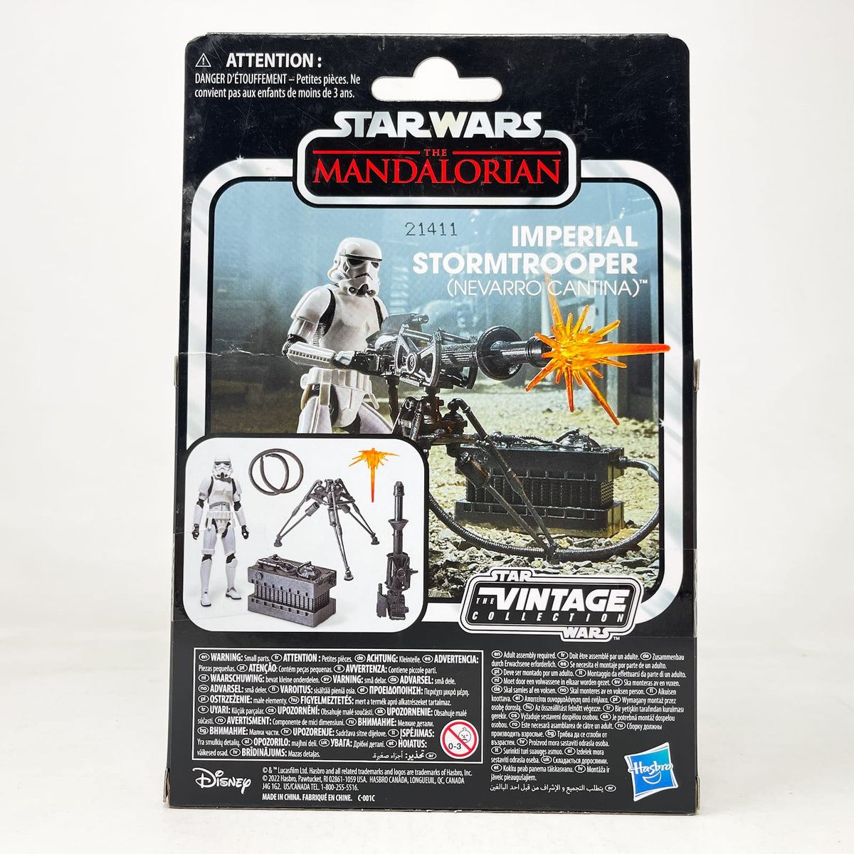 Vintage Hasbro Star Wars Vintage Collection Carded Imperial Stormtrooper - Nevarro Cantina (The Mandalorian) - Deluxe (2022) - The Vintage Collection