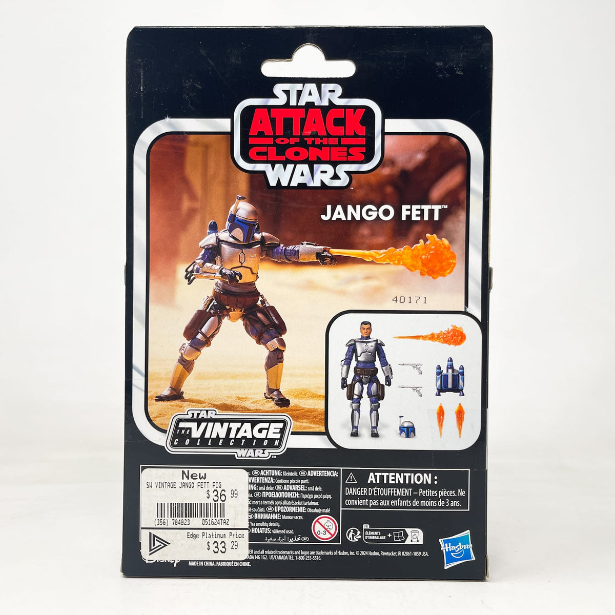 Vintage Hasbro Star Wars Vintage Collection Carded Jango Fett Deluxe - The Vintage Collection (2024)