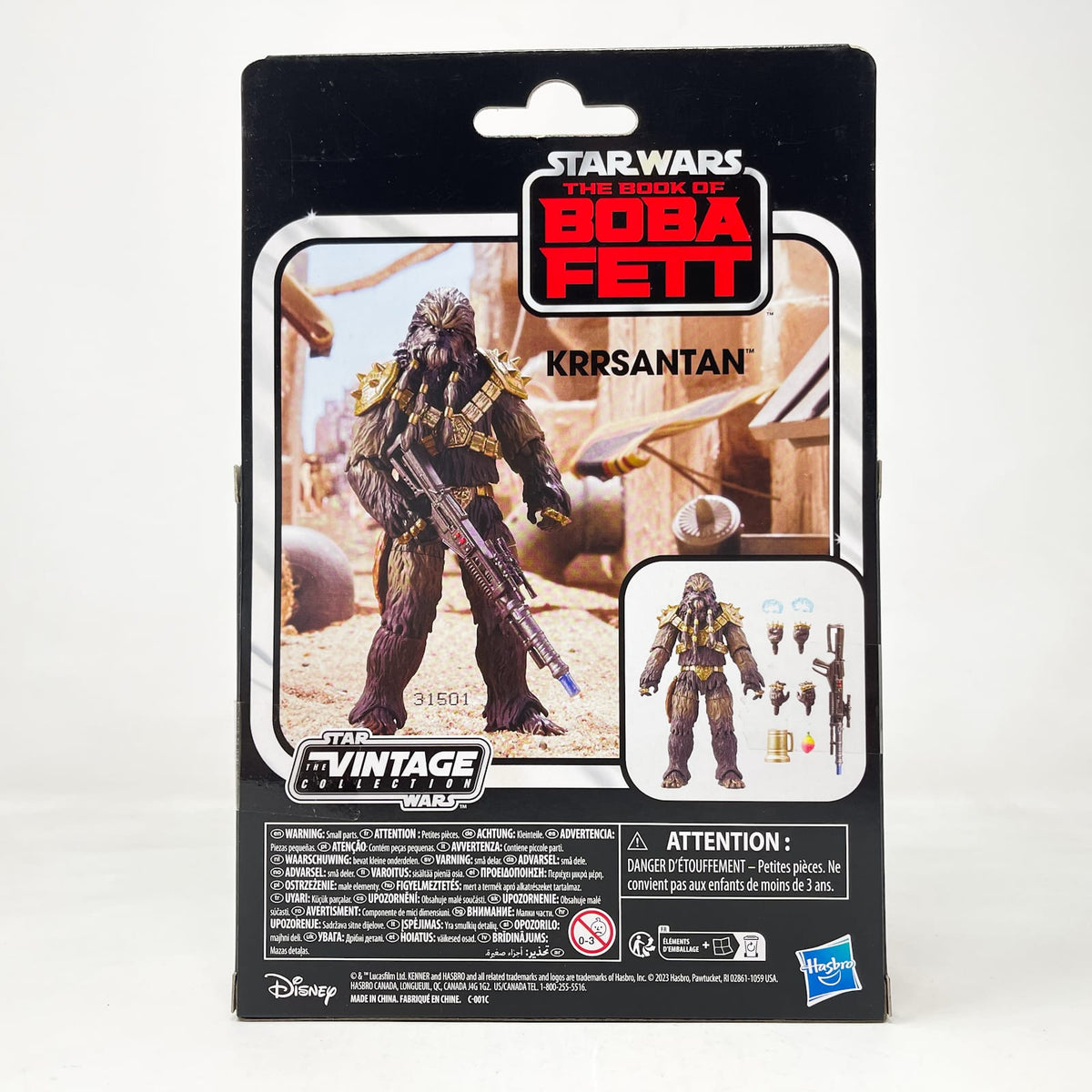 Vintage Hasbro Star Wars Vintage Collection Carded Krrsantan Deluxe 2023 (BOBF) - Hasbro The Vintage Collection