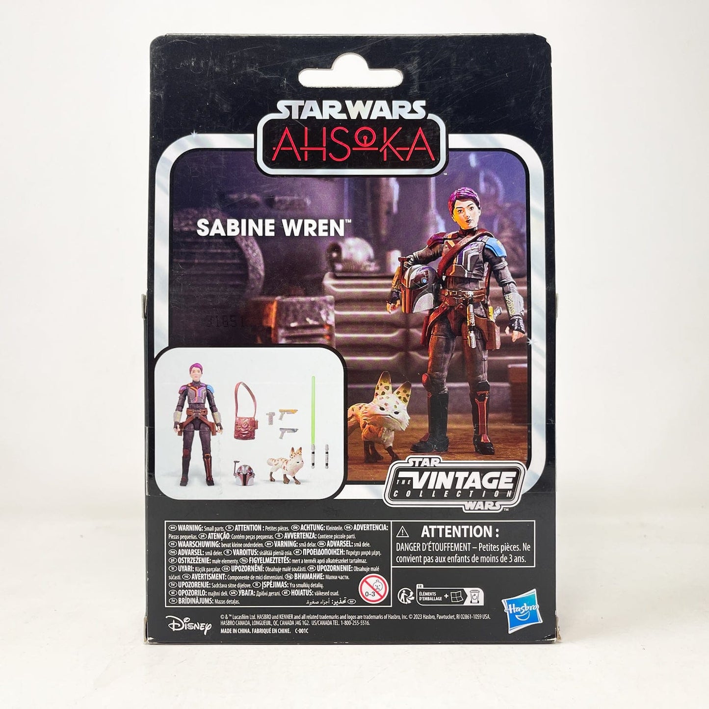 Vintage Hasbro Star Wars Vintage Collection Carded Sabine Wren Deluxe- The Vintage Collection
